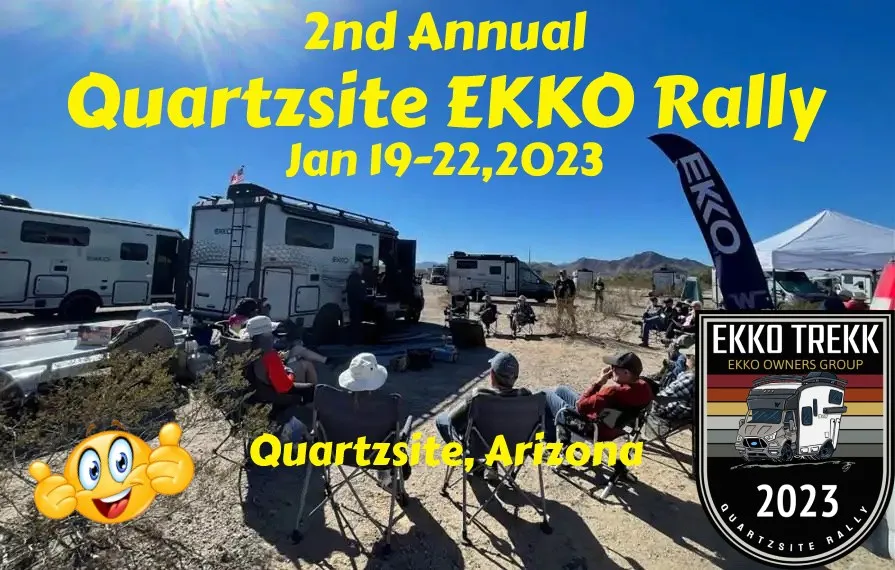 Quartzsite EKKO TREKK Rally 2023